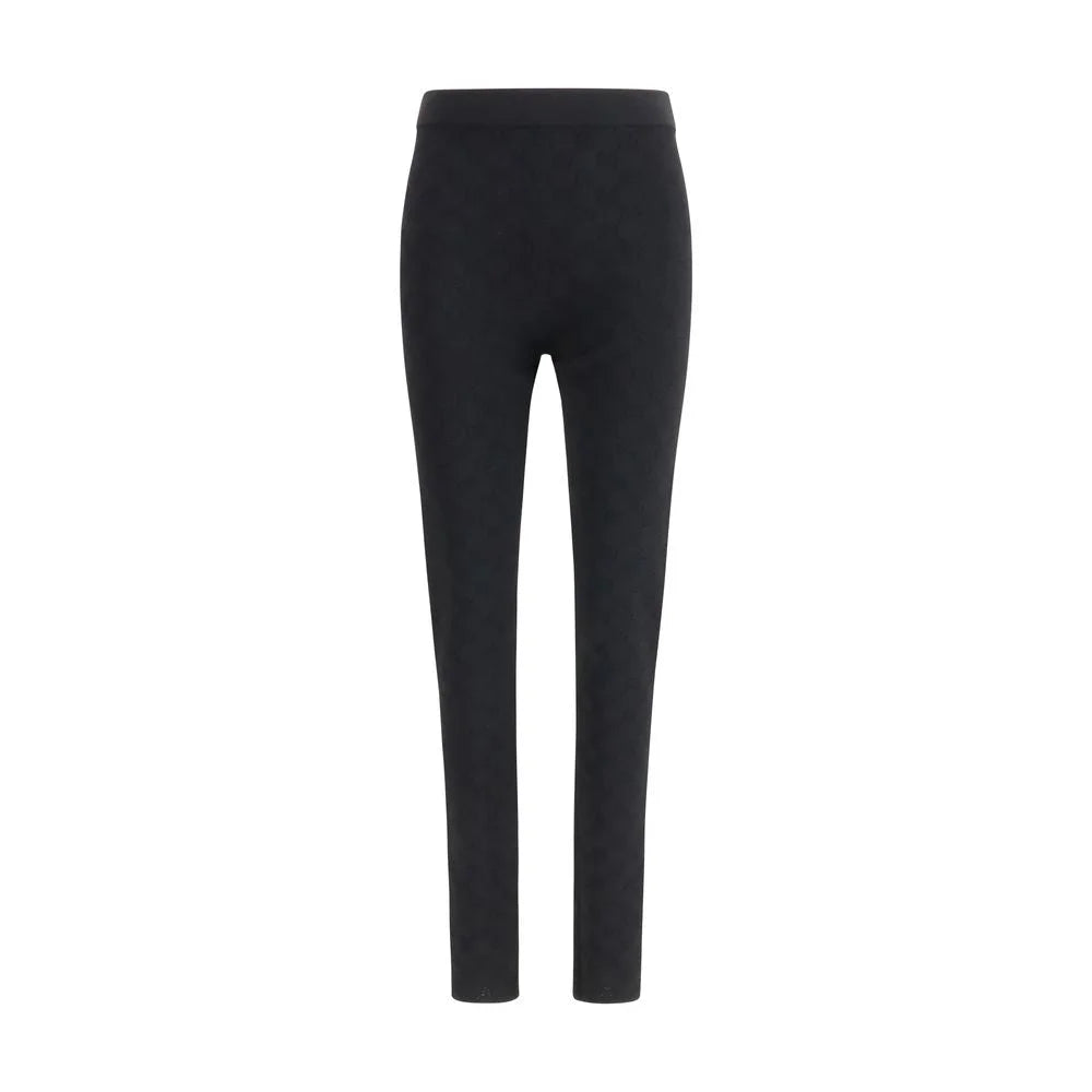 Gucci Black Viscose Leggings