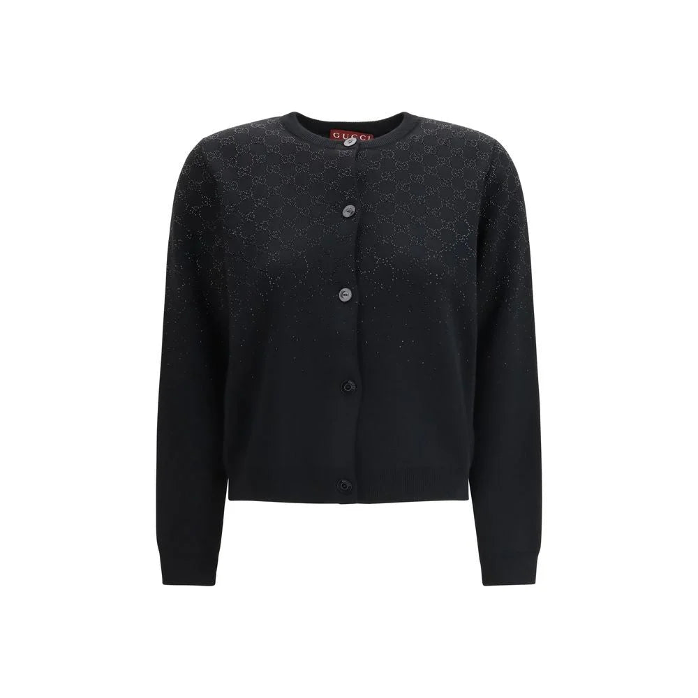 Gucci Black Wool Cardigan - S