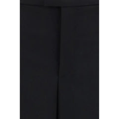 Gucci Black Wool Oves Aries Casual Pants