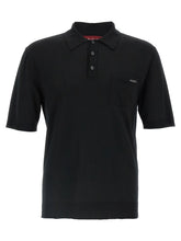 Gucci Black Wool Polo Shirt