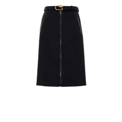 Gucci Black Wool Skirt - Skirts