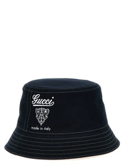 Gucci Blue Cotton Bucket Hat