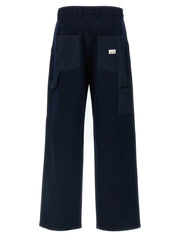 Gucci Blue Cotton Casual Pants