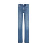 Gucci Blue Cotton Flared Jeans - 26