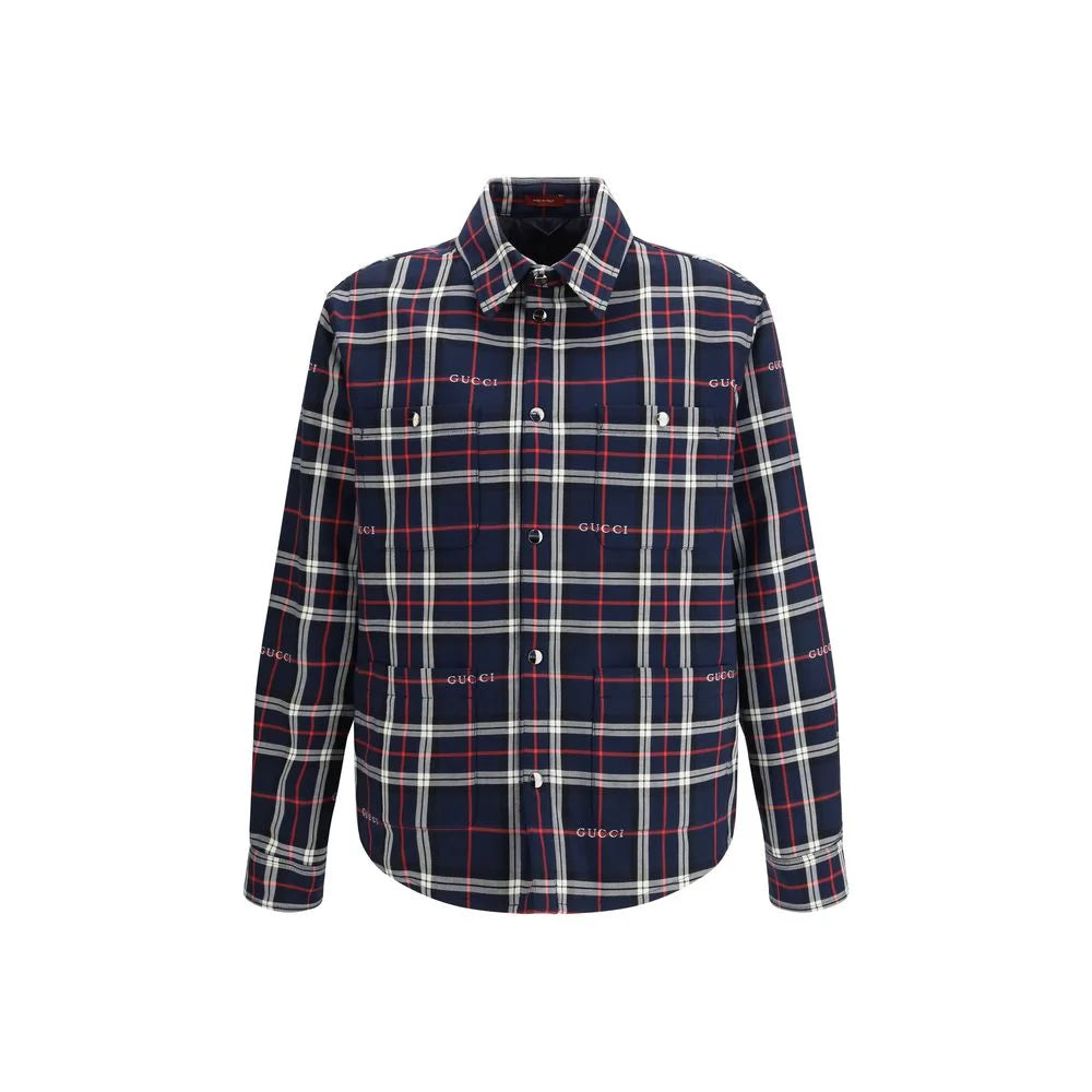 Gucci Blaue Baumwoll Jacken & Mäntel - IT46 | S