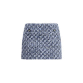 Gucci Blue Cotton Mini Skirt - IT40 | M