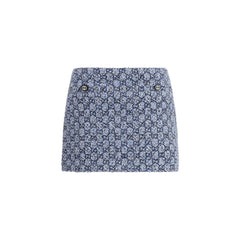 Gucci Blue Cotton Mini Skirt - IT40 | M