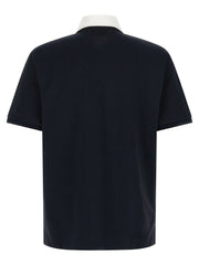 Camisa polo de algodão azul Gucci