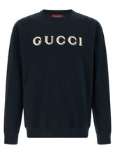 Gucci Blue Cotton Sweatshirt