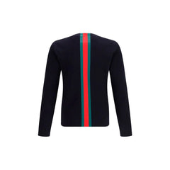 Gucci Blue Cotton Sweatshirt