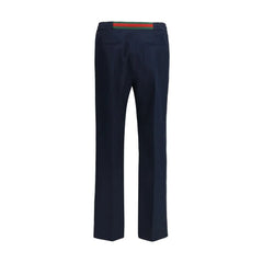 Gucci Blue Polyester Casual Pants - IT46 | S