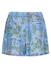 Gucci Blue Silk Bermuda Shorts - IT40