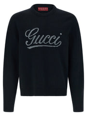 Gucci Blue Wool Cardigan