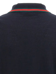 Gucci Blue Wool Polo Shirt - L