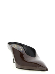 Gucci Bordeaux Calfskin Mid Heel Pumps - EU36/US6