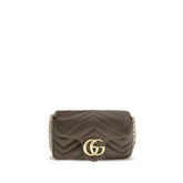 Gucci Brown Calf Leather Bos Taurus Handbag