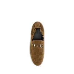 Gucci Brown Calf Leather Bos Taurus Slip-On Loafers