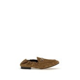 Gucci Brown Calf Leather Bos Taurus Slip-On Loafers - EU36.5/US6.5