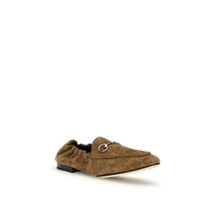 Gucci Brown Calf Leather Bos Taurus Slip-On Loafers - EU36.5/US6.5