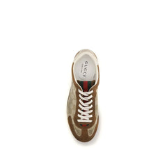 Gucci Brown Calf Leather Bos Taurus Sneakers