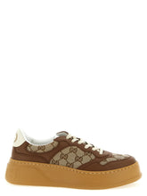 Gucci Brown Calfskin Chunky Sneakers - EU38/US8