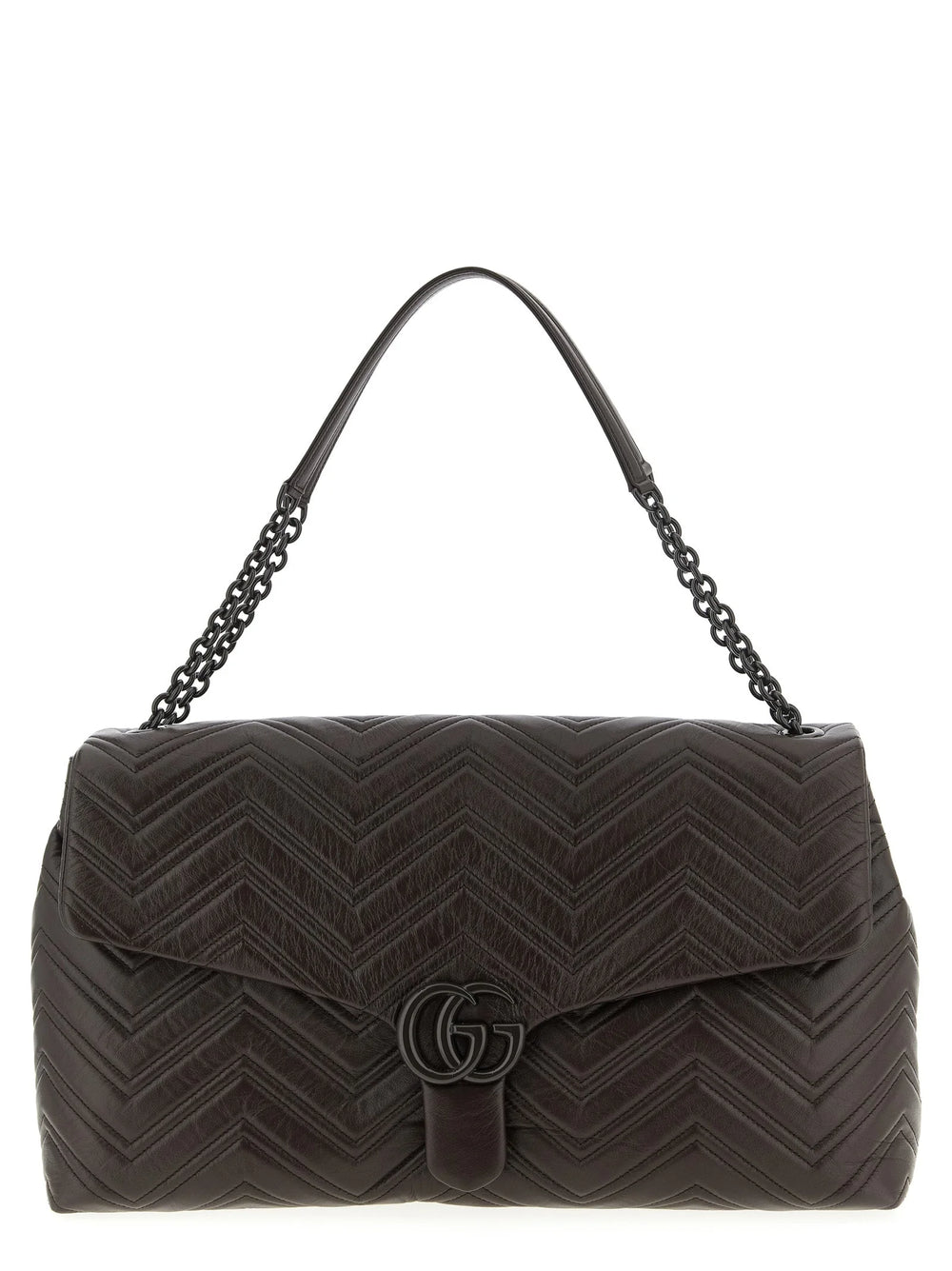 Gucci Brown Calfskin Shoulder Bag