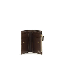 Portefeuille Gucci en coton marron