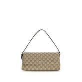 Gucci Brown Fabric Handbag