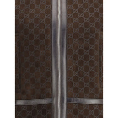 Gucci Brown Leather Jacket - IT40 | M - Coats & Jackets