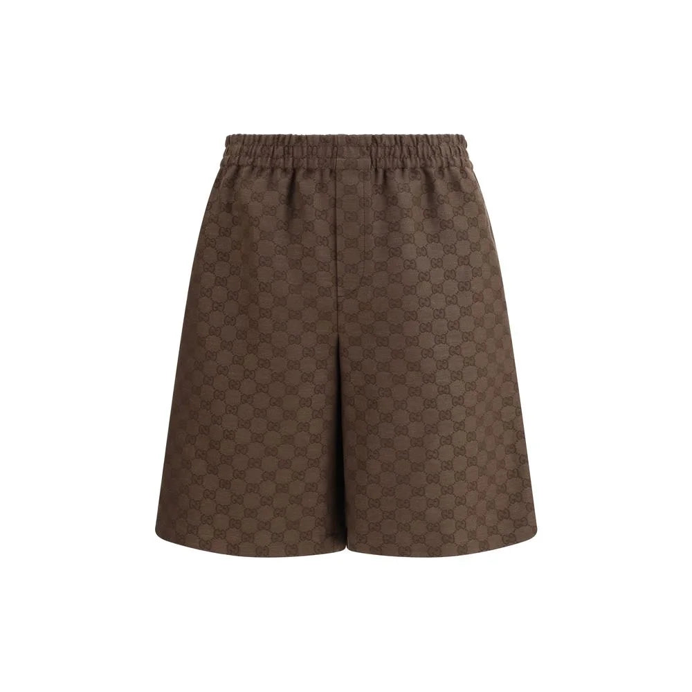 Gucci Ruskea PellavaBermudashortsit - IT48 | M