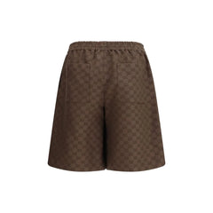 Gucci Ruskea PellavaBermudashortsit - IT48 | M