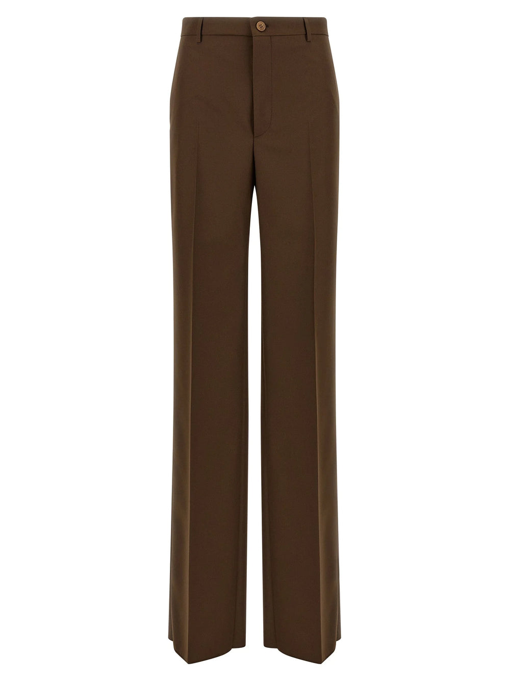 Gucci Brown Polyester Dress Pants