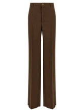 Gucci Brown Polyester Dress Pants