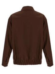 Gucci Brown Wool Full-Length Jacket