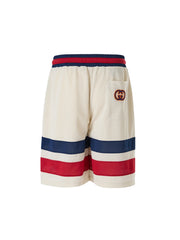 Gucci Cream polyester Logo Shorts - Jogger Shorts