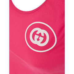 Gucci Fuchsia Polyamide Tank Tops - S