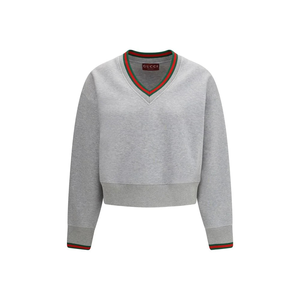 Gucci Gray Cotton Sweatshirt - S