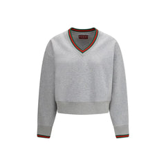 Gucci Gray Cotton Sweatshirt - S
