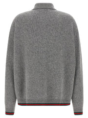 Gucci Gray Wool Cardigan - M