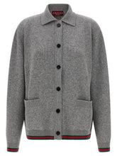 Gucci Gray Wool Cardigan - M