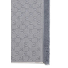 Gucci Gray Wool Scarf
