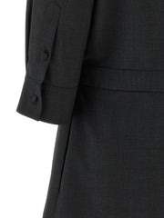 Gucci Gray Wool Short Dress - IT38