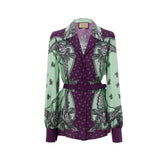Gucci Green Silk Pattern Shirt - IT44|L
