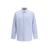 Gucci Light Blue Cotton Pattern Shirt