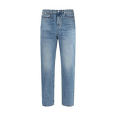 Gucci Light Blue Cotton Slim Fit Jeans - W33