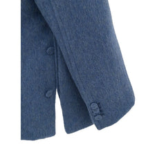 Gucci Light Blue Wool Jackets & Coat - IT44|L - Overcoats