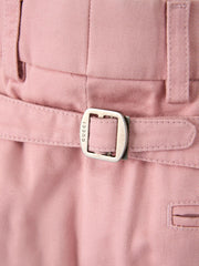 Gucci Light Pink Cotton Pants - Trousers