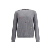 Gucci Multicolor logo cashmere Sweater - M - Sweaters