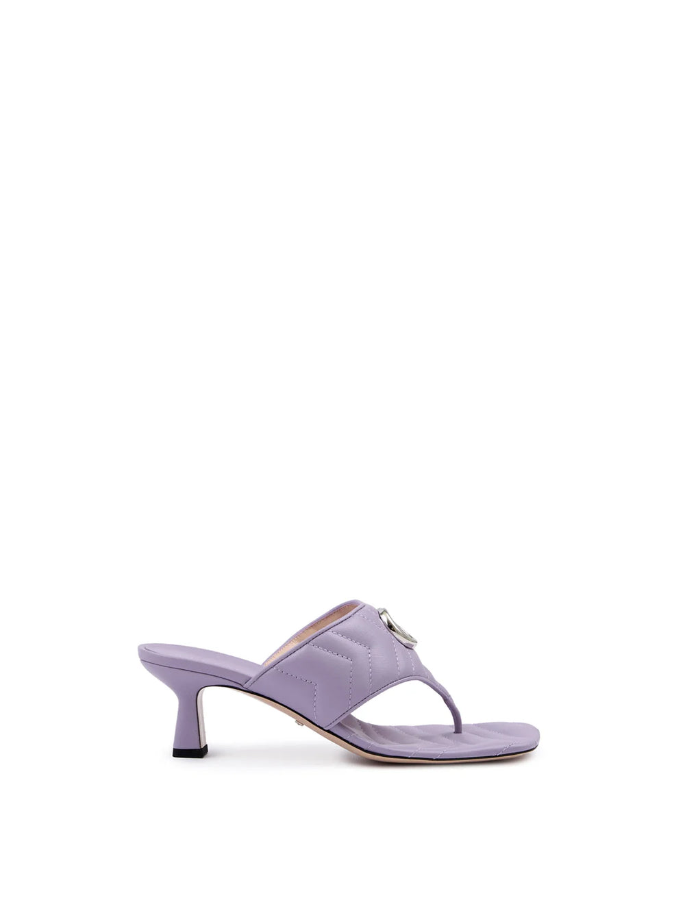 Gucci Mystic Purple Nappa Charlotte Leather Sandals - Sandals