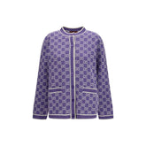 Gucci Purple Cotton Cardigan - S